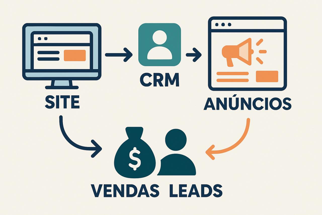Como a integração entre site, CRM e anúncios pode transformar sua operação.